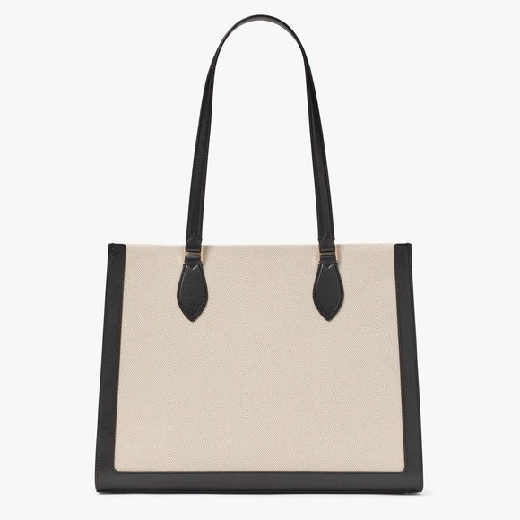 ♠️Kate Spade Ellie Canvas Large Tote, Black Multi NEW NWT